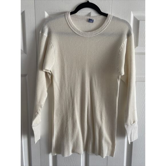 BVD 80's Vintage XL Thermal Long Sleeve Lightweight Thermal Long John Rockabilly - Picture 1 of 6